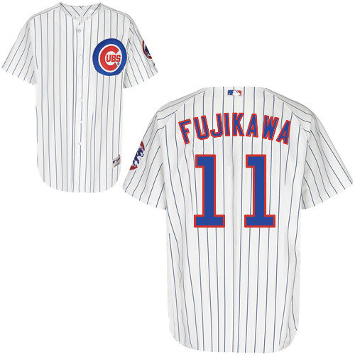 Kyuji Fujikawa #11 MLB Jersey-Chicago Cubs Men's Authentic Home White Cool Base Baseball Jersey